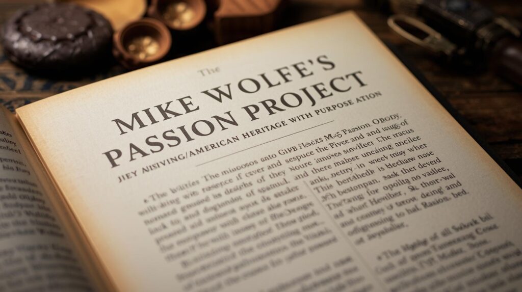 Mike Wolfe Passion Project Reviving American Heritage